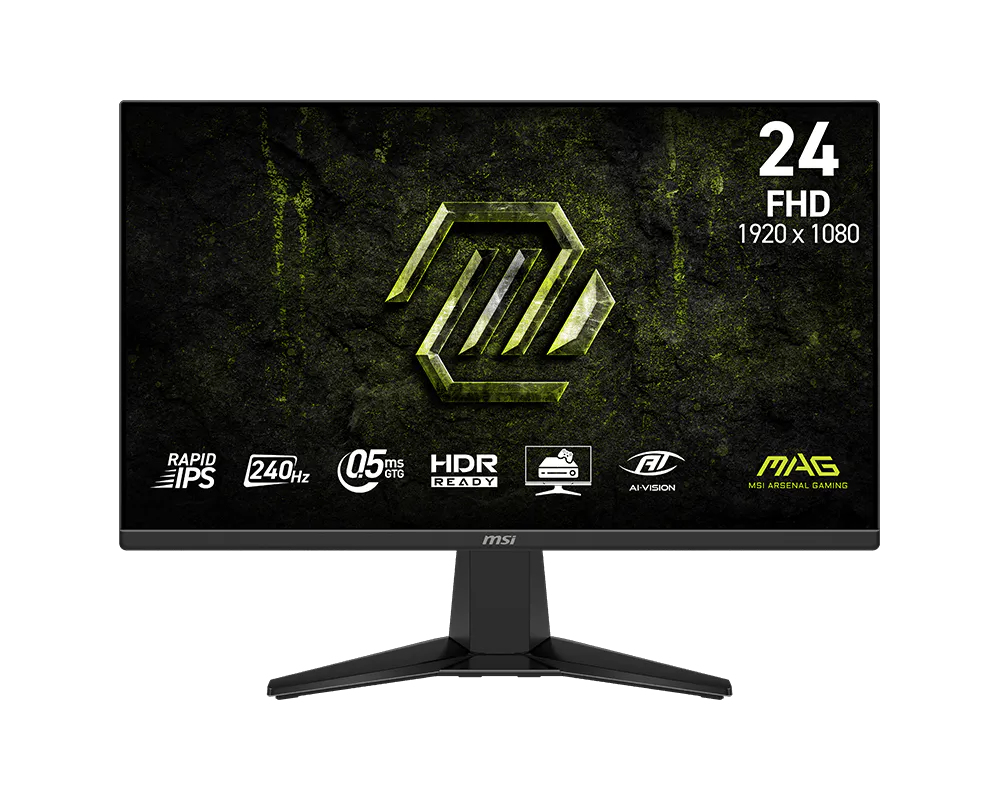 MSI MAG 245F X24 24" 240HZ 0.5MS IPS GAMING MONITOR