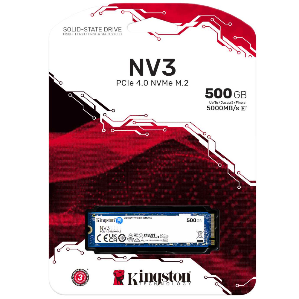 KINGSTON NV3 500GB / 1T / 2T / 4T NVME GEN4*4
