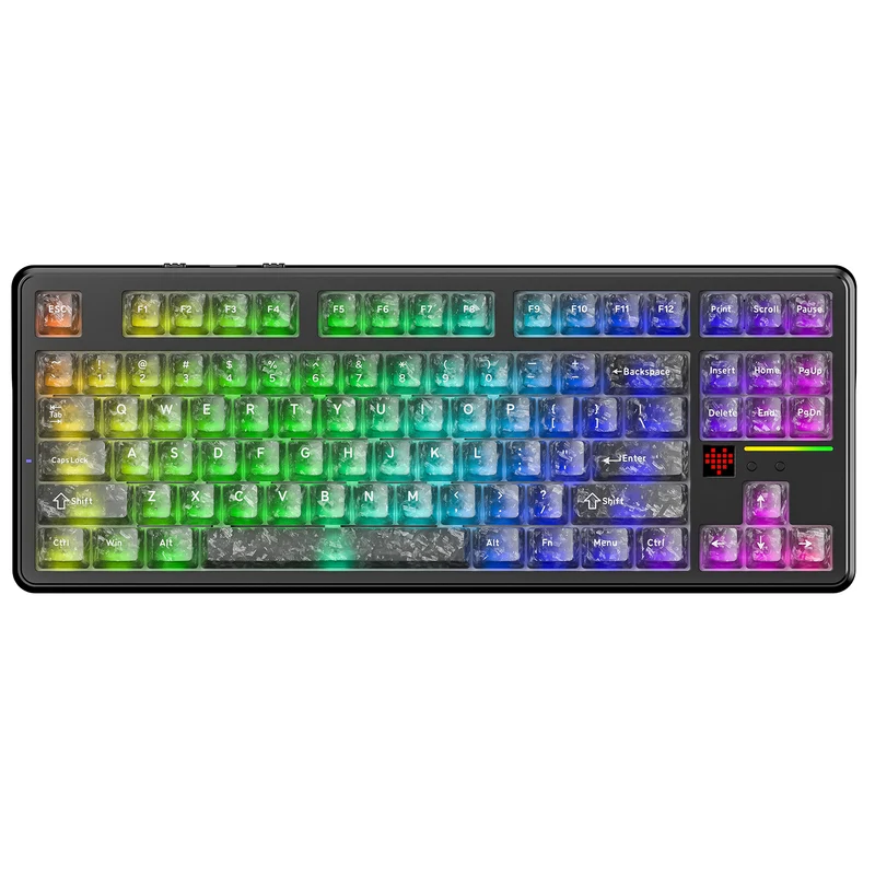 ATTACK SHARK X87 ULRA MECHANICAL KEYBOARD TRI MODE RGB MEGA SHARK