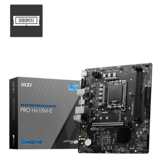 MSI H610M-E DDR5 MOTHERBOARD LGA1700