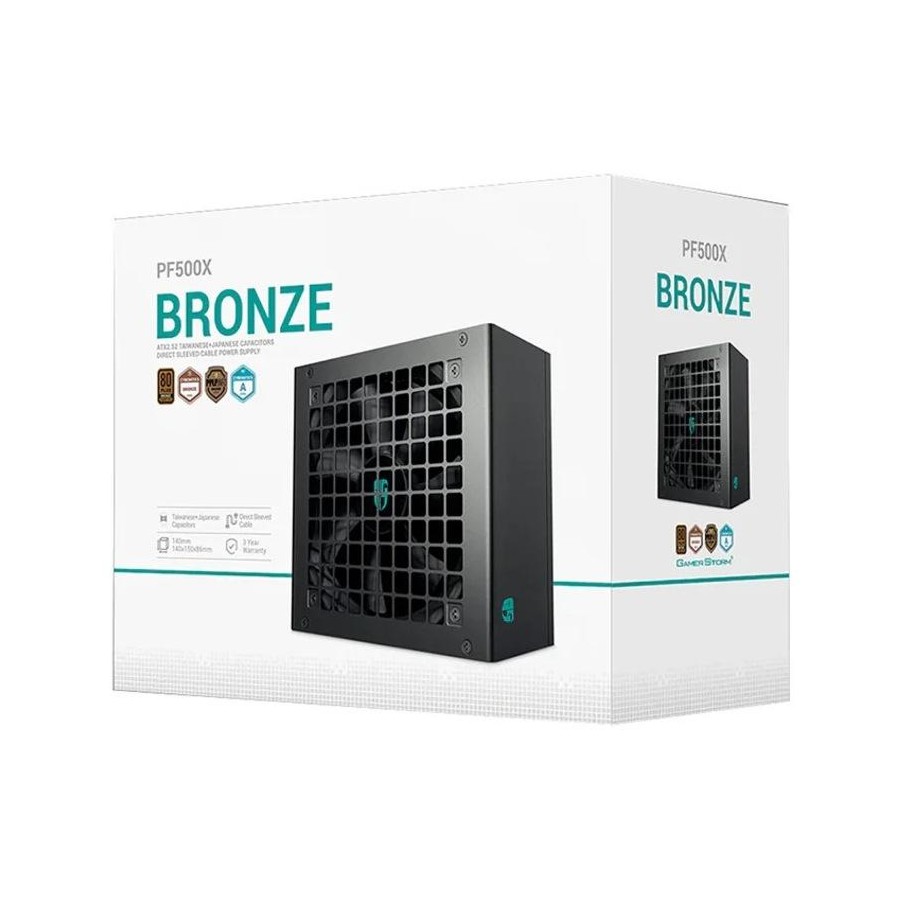 DEEPCOOL PF500X 500W BRONZE POWER SUPPLY