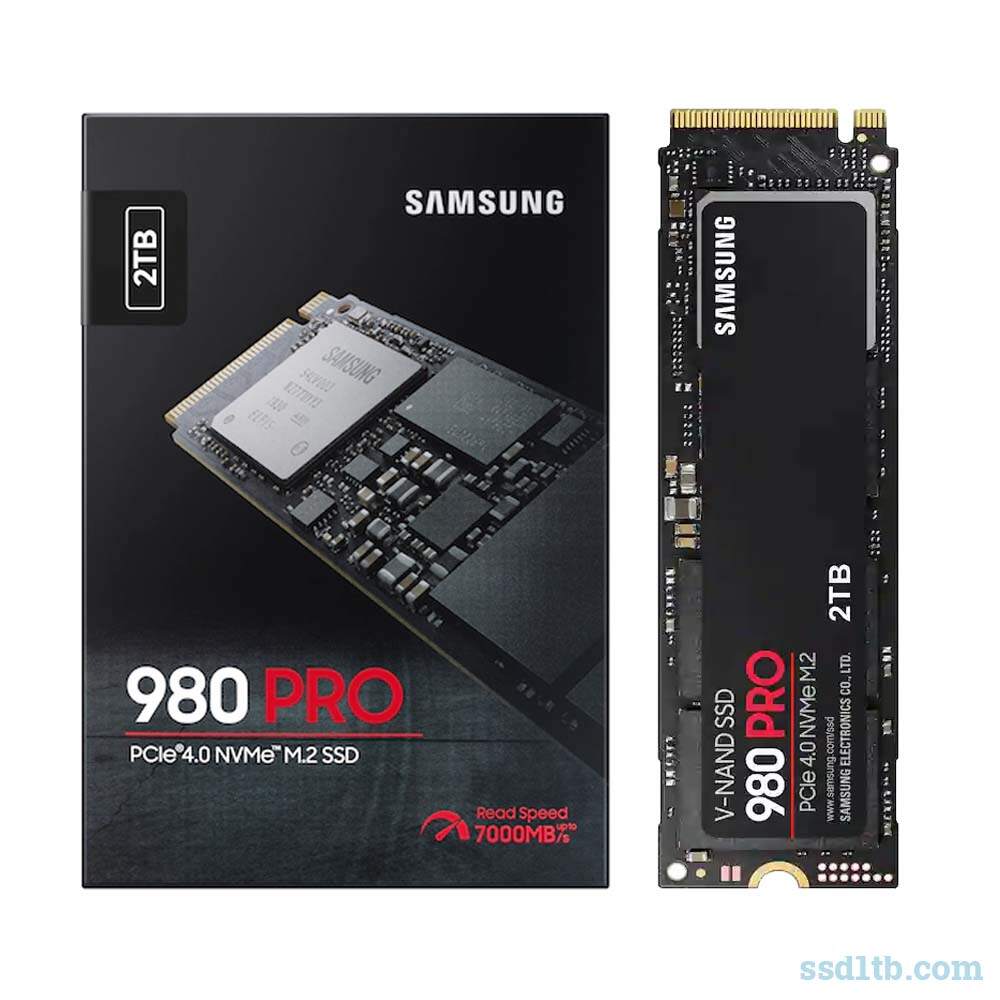 SAMSUNG 980 PRO PCIE 4.0 NVME SSD 2TB (USED )