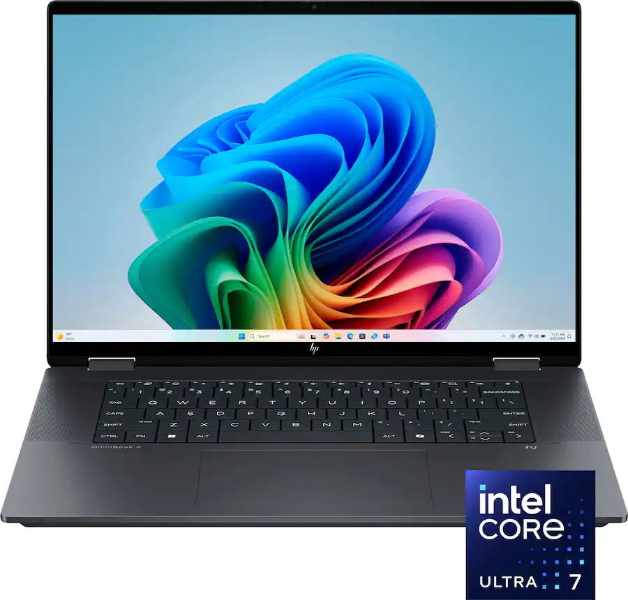 HP OmniBook X Flip 16" 2K x360 Touchscreen Laptop (Intel Core Ultra 7 256V, 16GB RAM, 1TB SSD)