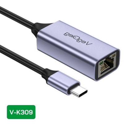 VEGGIEG TYPE-C 2.0 100MBPS LAN ADAPTER