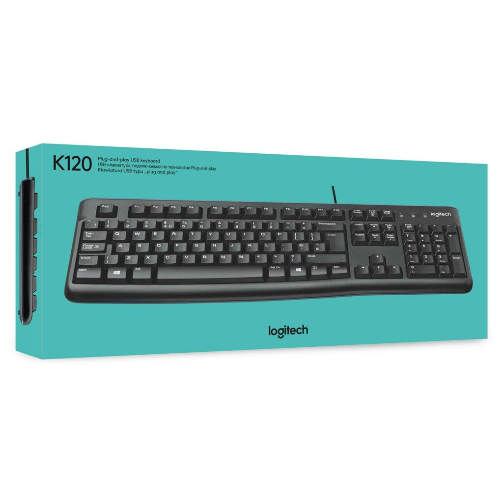 LOGITECH K120 USB COMPUTER KEYBOARD