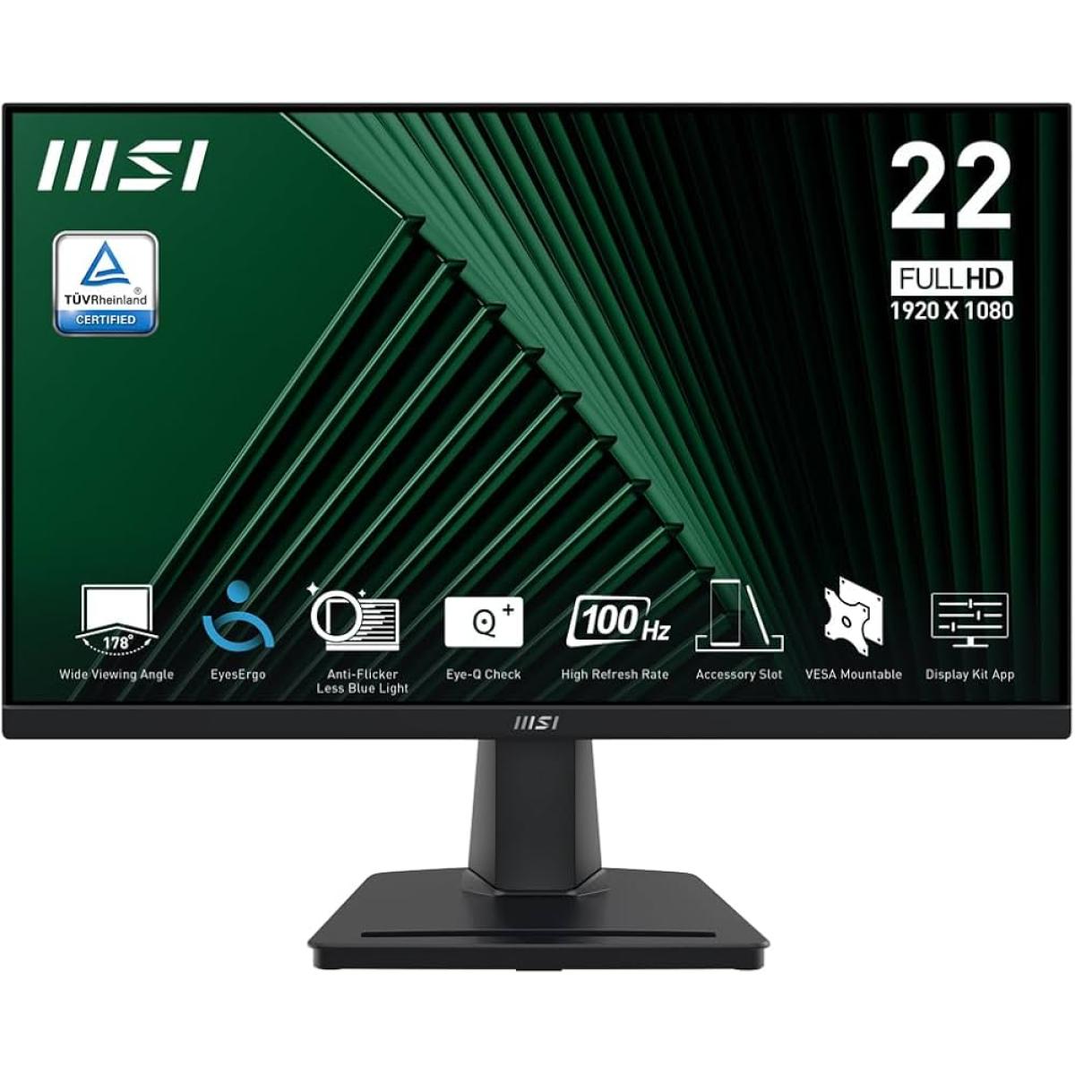 MSI PRO MP225V 22" FHD 100HZ MONITOR